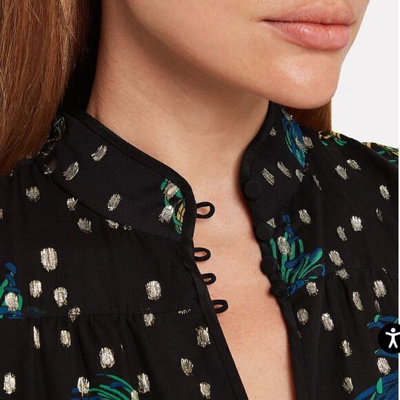 A.L.C. Reese Floral Georgette Dress - Picture 4 of 16